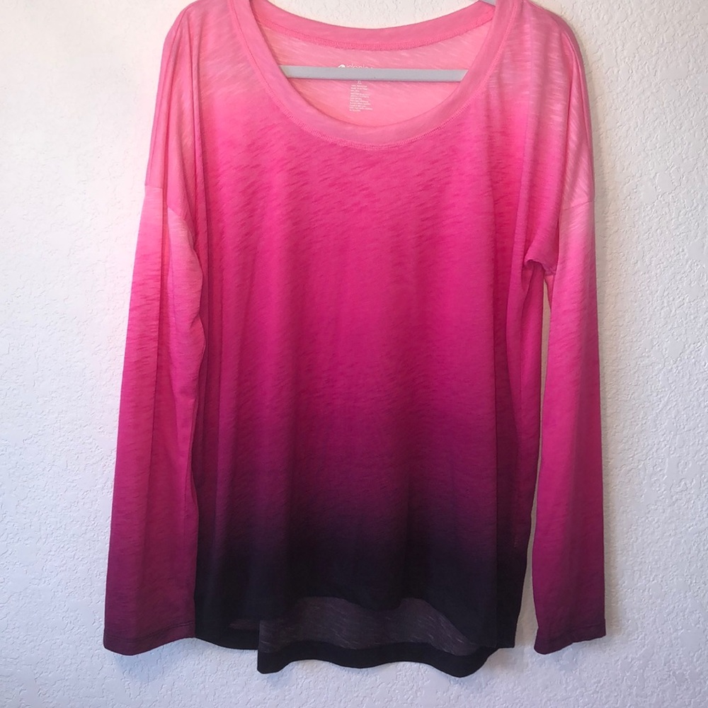💗Pink Ombré Long-sleeve Tee💗
